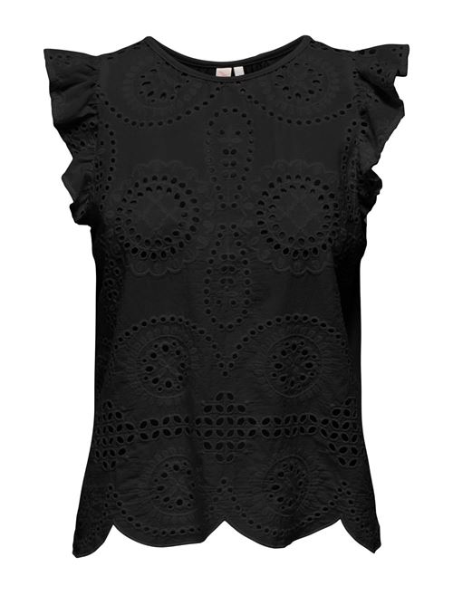 ONLMARGA ZINDY LIFE CAPSLEEVE TOP WVN ONLY | 15319153/Black