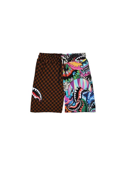 ALL THE SHARKS SPLIT SHORTS SPRAYGROUND | SPY1263/CHECK