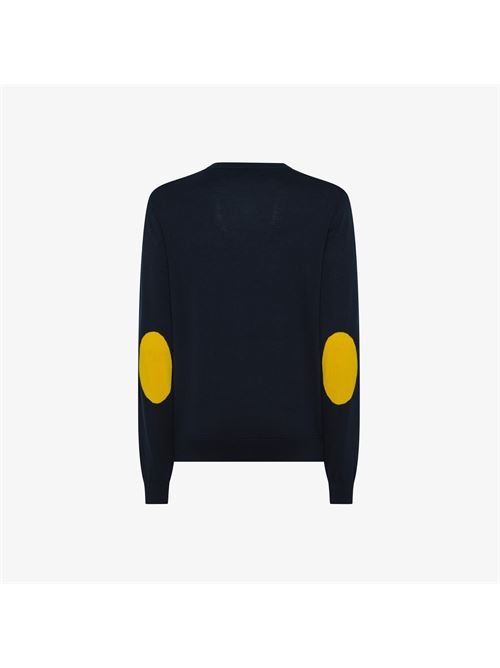 SWEATER ELBOW CONTRAST COLOR SUN68 | K35110/07