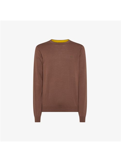 SWEATER ELBOW CONTRAST COLOR SUN68 | K35110/08