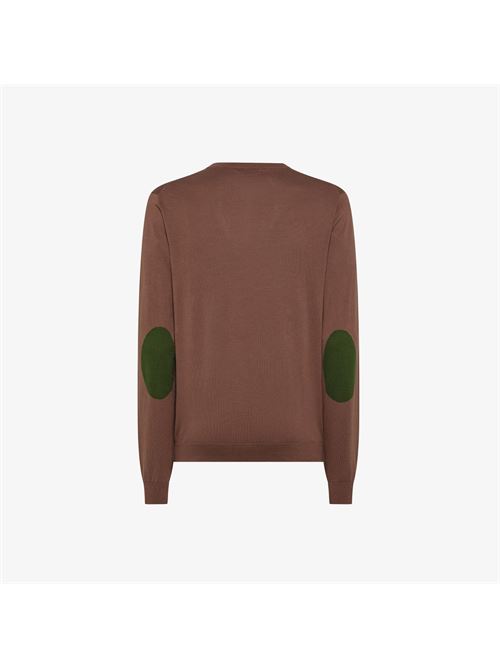 SWEATER ELBOW CONTRAST COLOR SUN68 | K35110/08