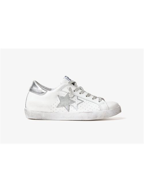 SNEAKERS PRIME STAR BIANCO/ARGENTO 2STAR | 2SD5103/064