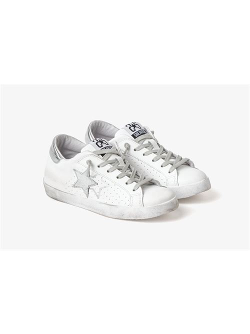 SNEAKERS PRIME STAR BIANCO/ARGENTO 2STAR | 2SD5103/064