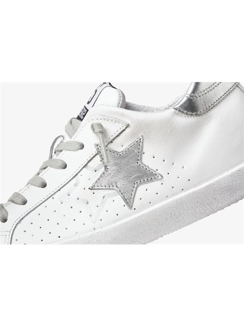 SNEAKERS PRIME STAR BIANCO/ARGENTO 2STAR | 2SD5103/064