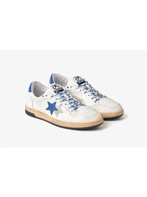 SNEAKERS WEEK STAR BIANCO/AZZURRO 2STAR | 2SU5057/032