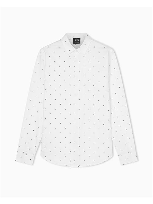 AX CROSS LOGO OFF WH