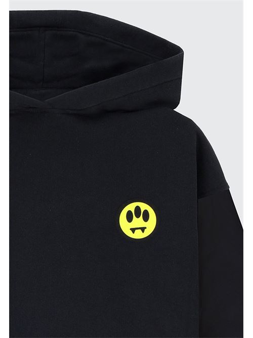 REGULAR FLEECE HOODIE UNISEX BARROW | S6BKJUHS001/110