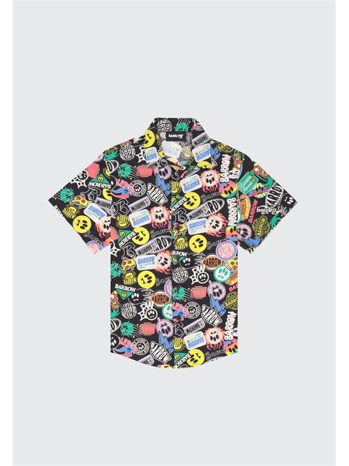 POPELINE BOWLING  SHIRT UNISEX BARROW | S6BKJUSI054/140