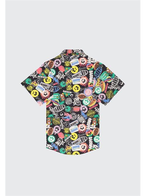 POPELINE BOWLING  SHIRT UNISEX BARROW | S6BKJUSI054/140