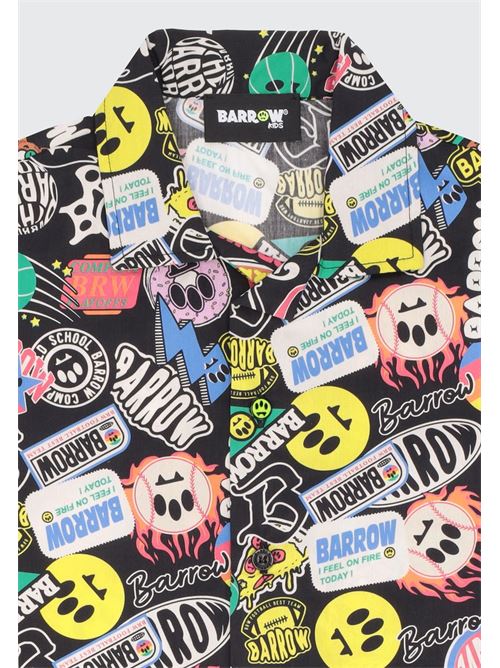 POPELINE BOWLING  SHIRT UNISEX BARROW | S6BKJUSI054/140