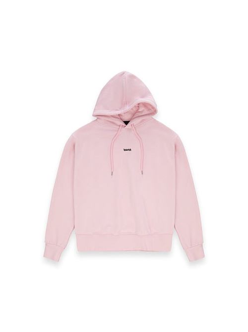 MAGLIA UOMO CON CAPPUCCIO IN FELPA DISCLAIMER | 26EDS55400/ROSA-STNERA