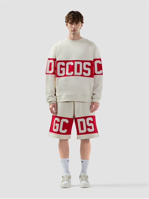 BAND LOGO CREW GCDS | Z0MLQE139F004/316R