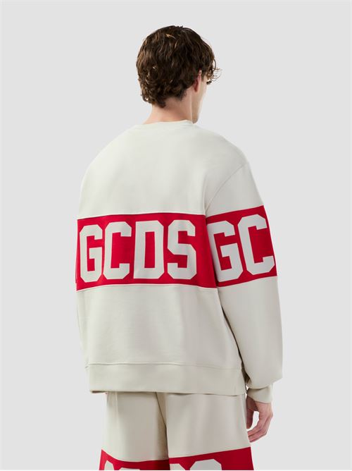 BAND LOGO CREW GCDS | Z0MLQE139F004/316R
