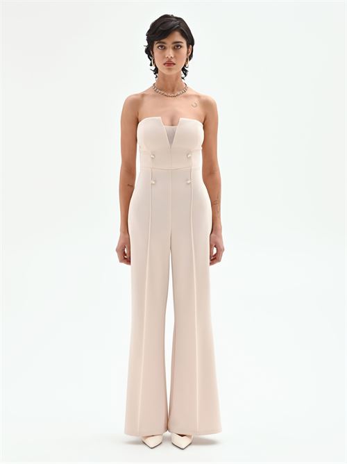 CFC 20265 G-TUTA PALAZZO CON BOTTONI SCUBA RINASCIMENTO | CFC0020265002/B382