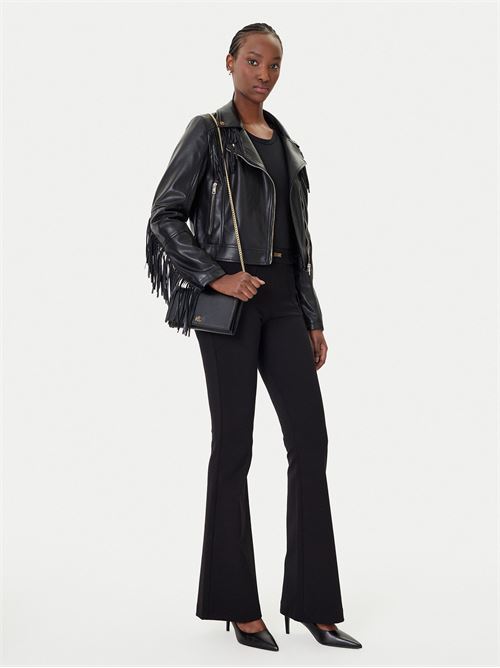 SS26STYLE03 CAPP GIUBBINO CHIODO CON FRANGE RINASCIMENTO | CFC0124662003/B001