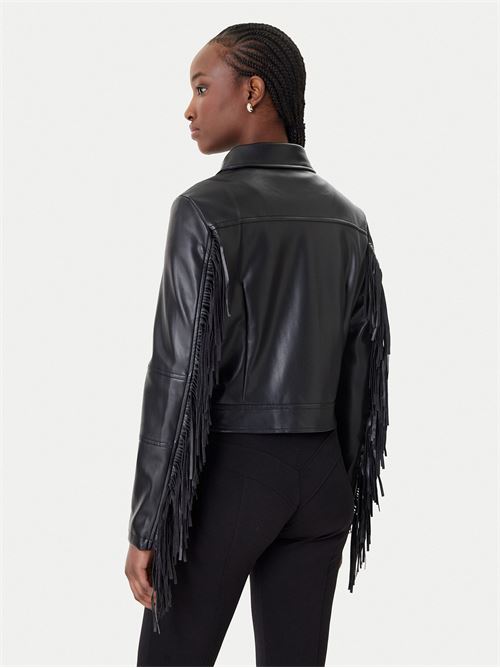 SS26STYLE03 CAPP GIUBBINO CHIODO CON FRANGE RINASCIMENTO | CFC0124662003/B001