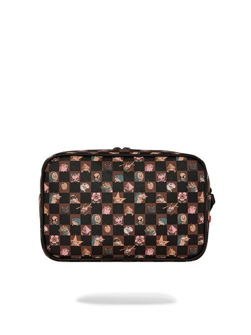 PEEKING CHARACTERS REMIX TOILETRY BRICK SPRAYGROUND | 910B8907NSZ/CHECK