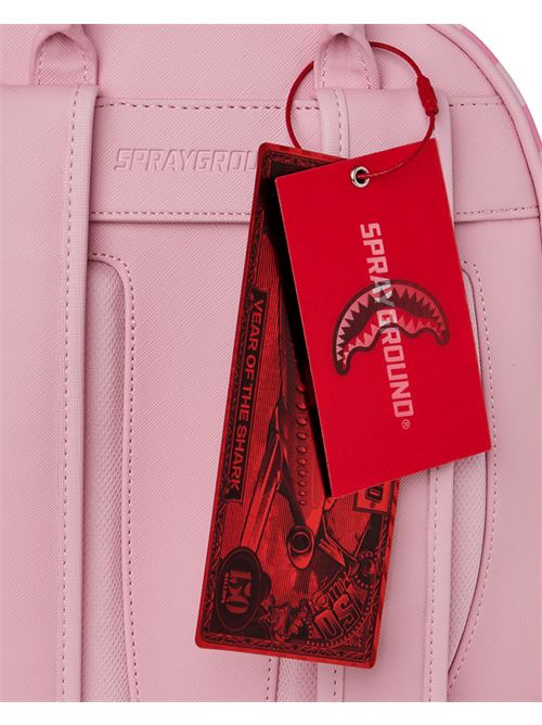 PINK SHARKS IN PARIS PATCHSAVAGE BACKPACK SPRAYGROUND | 910B9013NSZ/CHECK