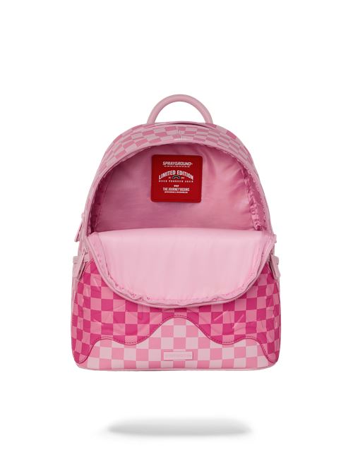 PINK SHARKS IN PARIS PATCHSAVAGE BACKPACK SPRAYGROUND | 910B9013NSZ/CHECK