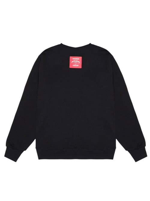 SHARK BASIC BLK REGULAR CREWNECK SPRAYGROUND | SPY1386EBLK/BLACK