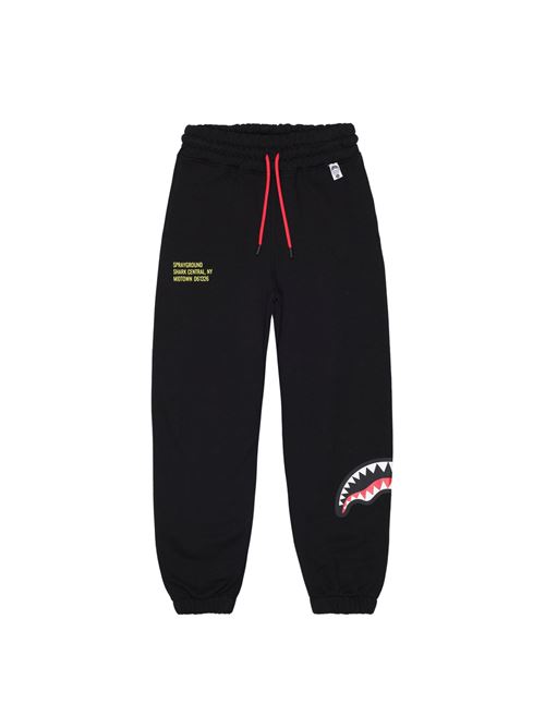 SHARK BASIC BAGGY PANTS BLACK SPRAYGROUND | SPY1389EBLK/BLACK