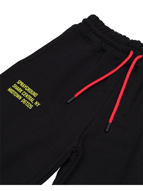 SHARK BASIC BAGGY PANTS BLACK SPRAYGROUND | SPY1389EBLK/BLACK