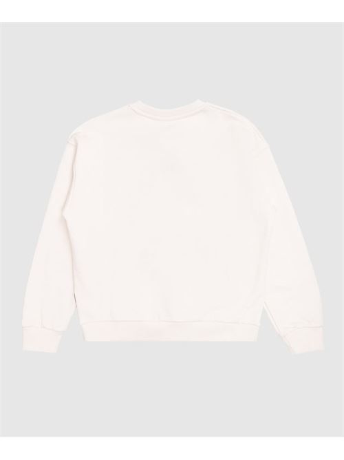 BEAR IN THE POCKET IVORY OVER CREWNECK SPRAYGROUND | SPY1390E/IVORY