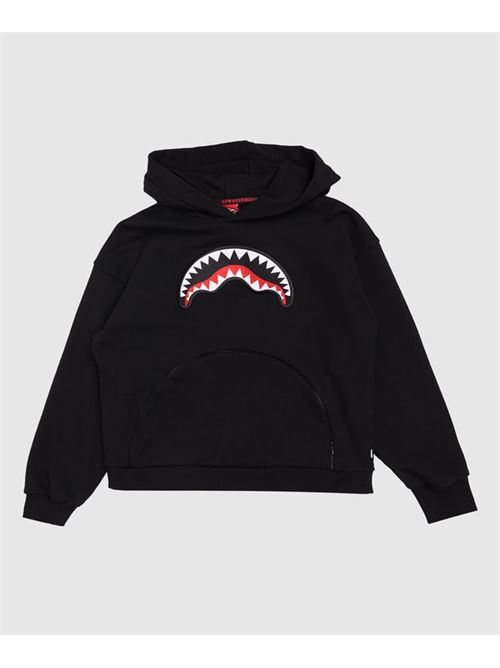 BEAR IN THE POCKET BLACK OVER HOODIE SPRAYGROUND | SPY1391E/BLACK