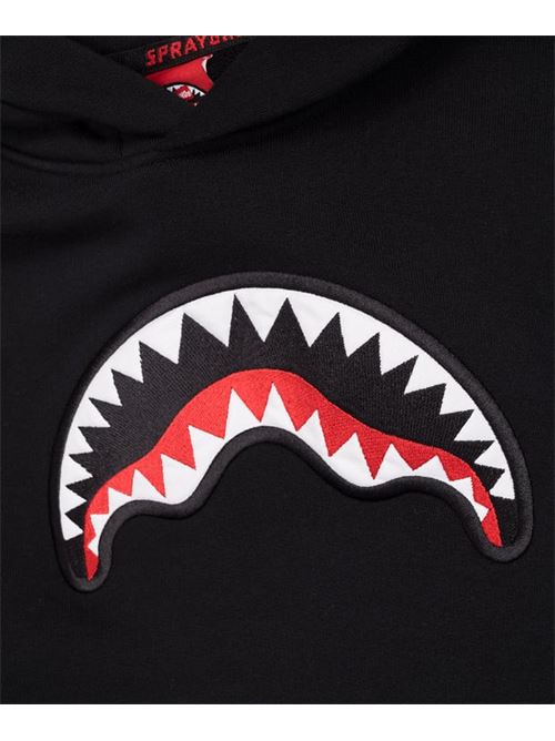 BEAR IN THE POCKET BLACK OVER HOODIE SPRAYGROUND | SPY1391E/BLACK