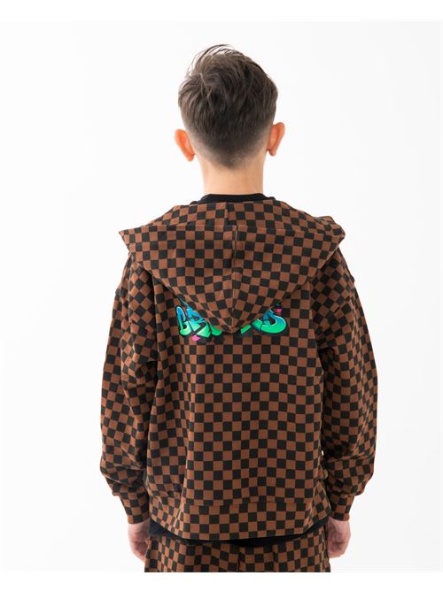 CATCH BEAR CHECK OVER FULLZIP HOODIE SPRAYGROUND | SPY1393E/CHECK