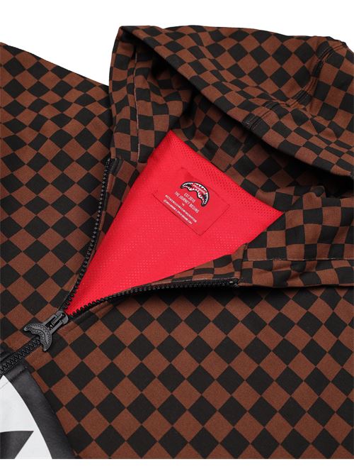 CATCH BEAR CHECK OVER FULLZIP HOODIE SPRAYGROUND | SPY1393E/CHECK