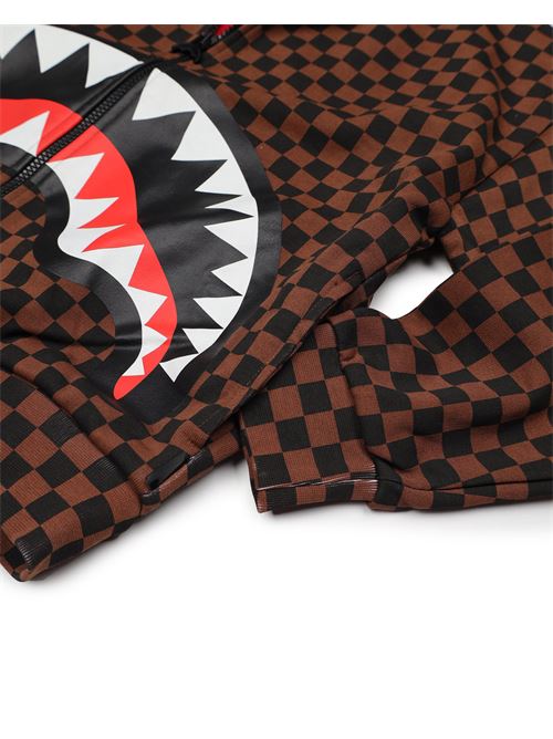 CATCH BEAR CHECK OVER FULLZIP HOODIE SPRAYGROUND | SPY1393E/CHECK
