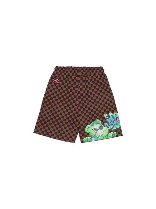 CATCH BEAR CHECK SHORTS SPRAYGROUND | SPY1394E/CHECK