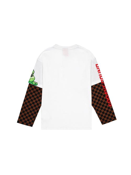 CATCH BEAR DOUBLE T-SHIRT SPRAYGROUND | SPY1395/CHECK