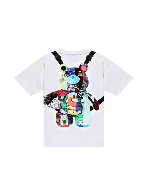 WONDERFUL MIND BEAR BACKPACK WHITE REGULAR T-SHIRT SPRAYGROUND | SPY1401/WHITE