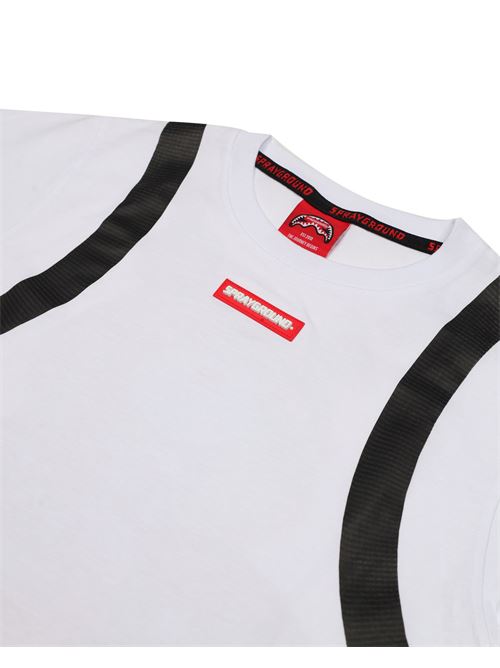 WONDERFUL MIND BEAR BACKPACK WHITE REGULAR T-SHIRT SPRAYGROUND | SPY1401/WHITE