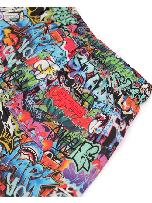 SPRAYGROUND WRITERS COTTON SHORTS SPRAYGROUND | SPY1406/CHECK