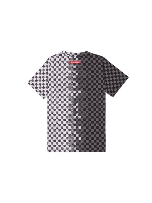 CHECKERED SKETCH REGULAR T-SHIRT SPRAYGROUND | SPY1410/CHECK
