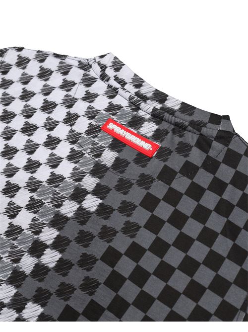 CHECKERED SKETCH REGULAR T-SHIRT SPRAYGROUND | SPY1410/CHECK