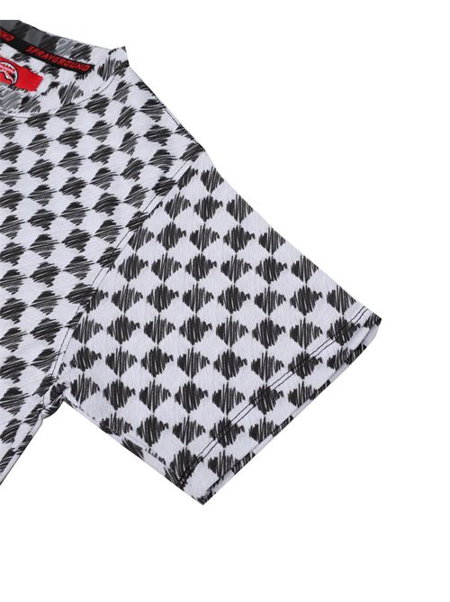 CHECKERED SKETCH REGULAR T-SHIRT SPRAYGROUND | SPY1410/CHECK