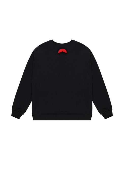 GET OUT BEAR REGULAR CREW BLK SPRAYGROUND | SPY1425EBLK/BLACK