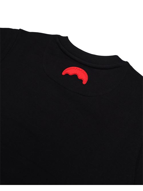 GET OUT BEAR REGULAR CREW BLK SPRAYGROUND | SPY1425EBLK/BLACK