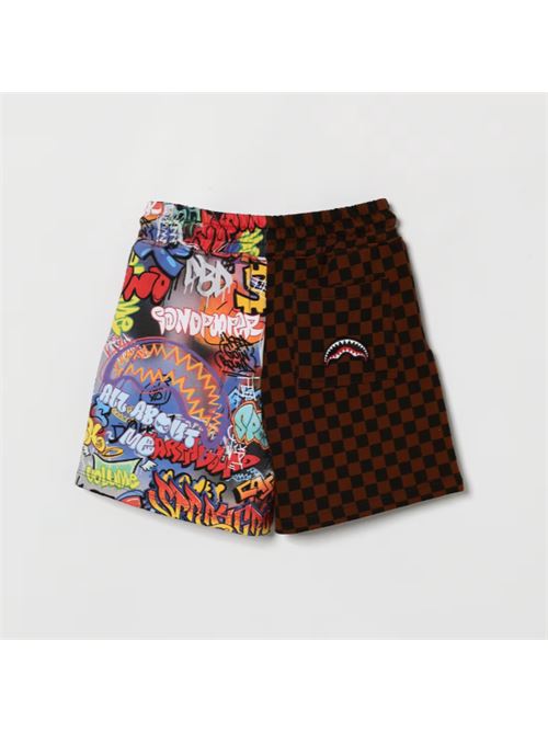 UFO CALLING SHORTS SPRAYGROUND | SPY1448E/CHECK
