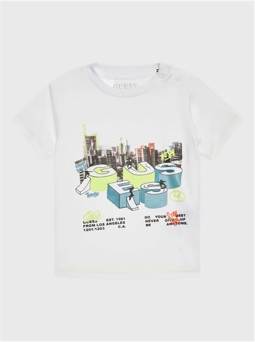 SET SS T-SHIRT+TERRY PANTS GUESS | I3RG18K6YW0/G011
