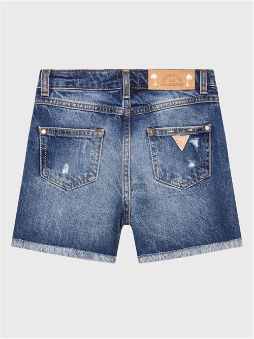 BAMBOO DENIM SHORTS W/STRASS GUESS | J3GD24D4ZN1/BOO1