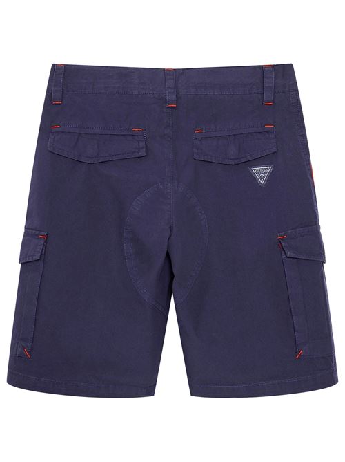 POPLIN CARGO SHORTS GUESS | L1GD04WCSI0/DEKB