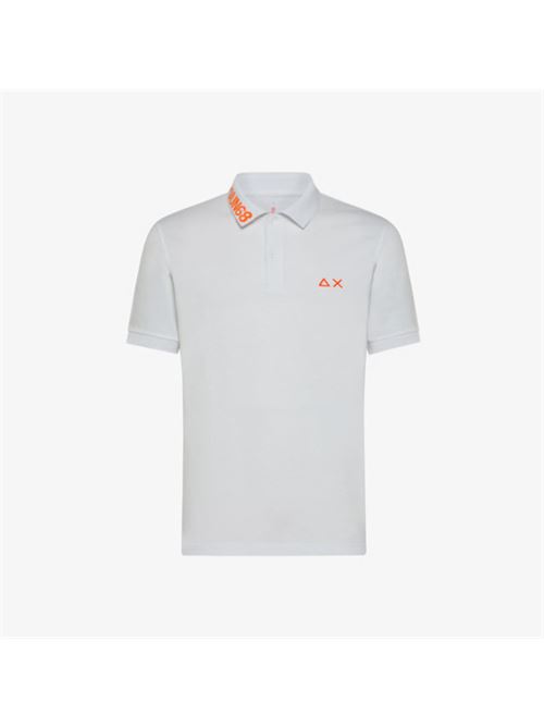 POLO COLLAR  JACQUARD FLUO EL. SUN68 | A33124/01
