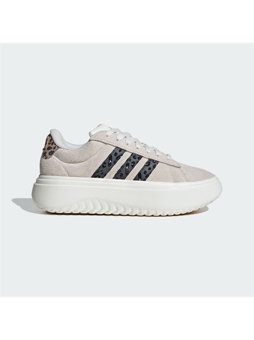 GRAND COURT PLATFOR OWHITE/CARBON/MAGOLD ADIDAS | IE3620/ND