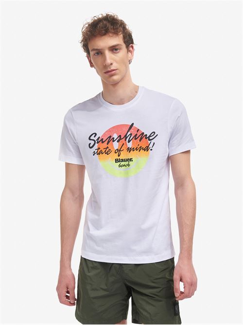 T-SHIRT BLAUER | SBLUH02415 006023/100BL