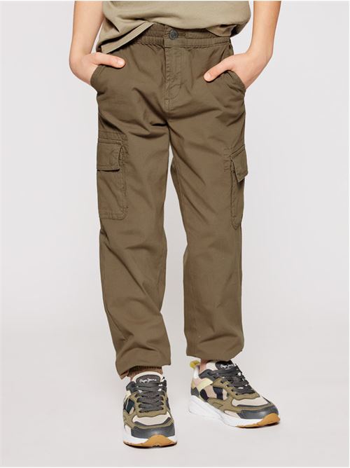 POPLIN CARGO LONG PANT GUESS | L1RB00WDSX0/G814